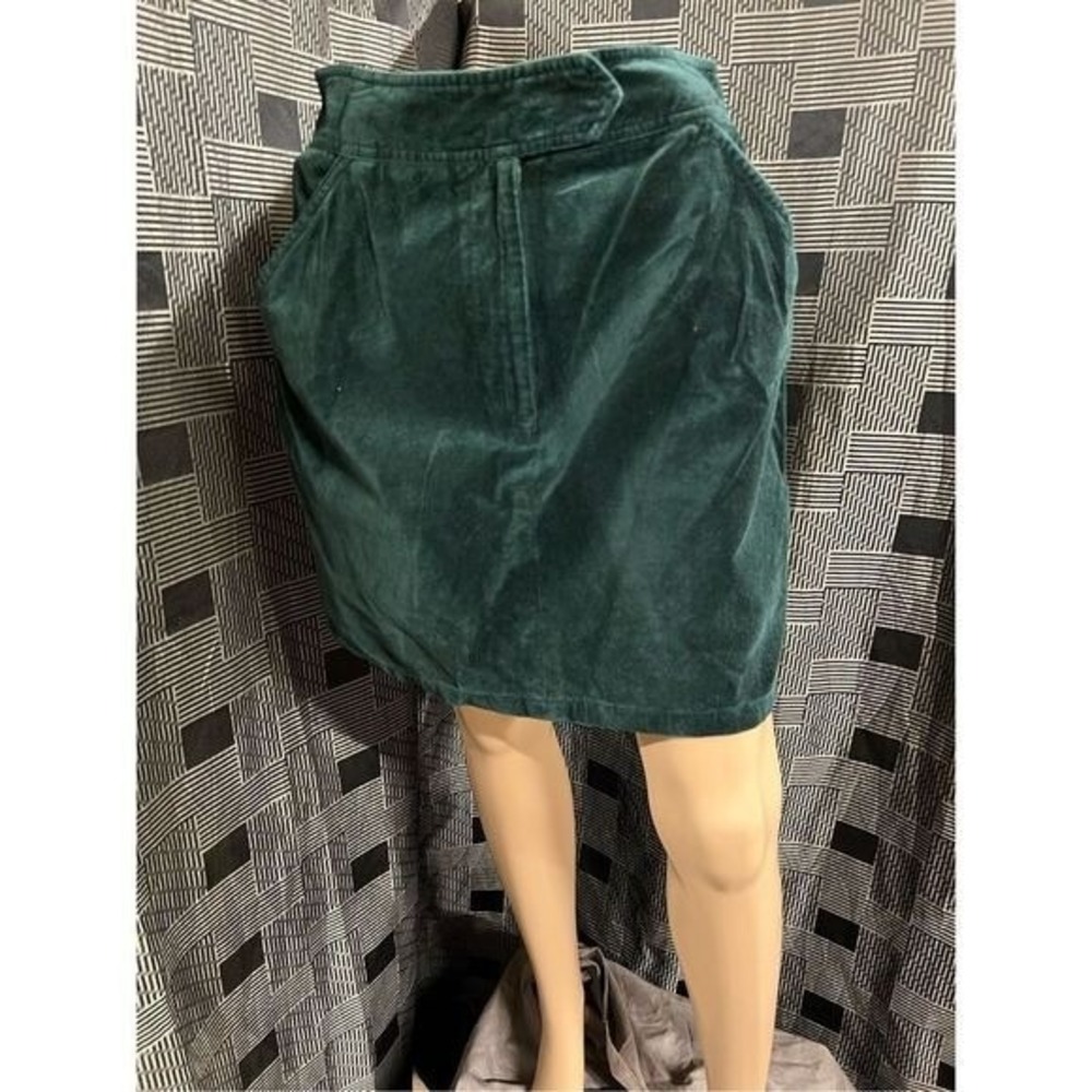 Vintage‎ Kathy Ireland Sportswear Hunter Green Midi Skirt, Size 12